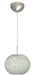 Besa - 1JC-477619-SN - One Light Pendant - Luna - Satin Nickel