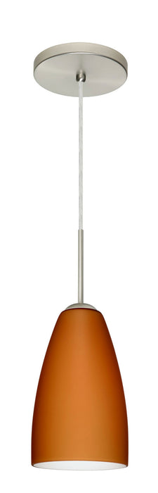 Besa - 1JT-151180-SN - One Light Pendant - Riva - Satin Nickel