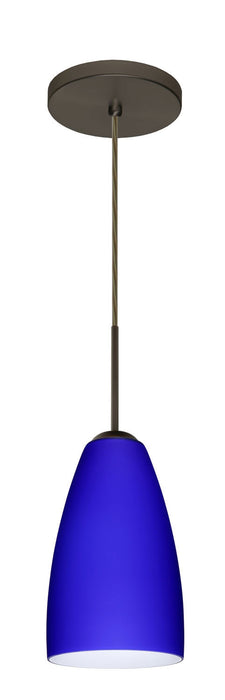 Besa - 1JT-1511CM-BR - One Light Pendant - Riva - Bronze