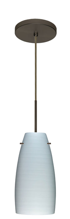 Besa - 1JT-1512KR-BR - One Light Pendant - Tao - Bronze