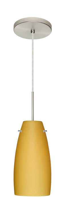 Besa - 1JT-1512VM-SN - One Light Pendant - Tao - Satin Nickel