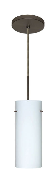 Besa - 1JT-412307-BR - One Light Pendant - Stilo - Bronze