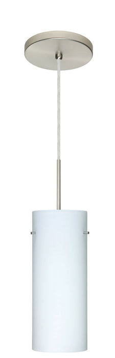 Besa - 1JT-412307-SN - One Light Pendant - Stilo - Satin Nickel