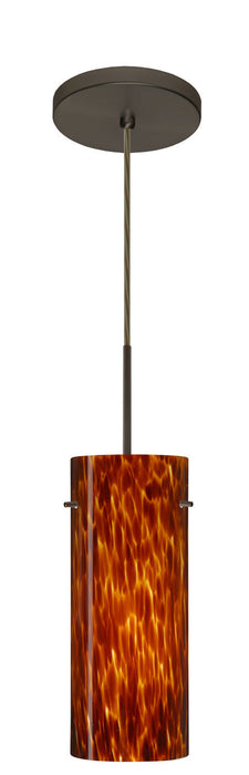 Besa - 1JT-412318-BR - One Light Pendant - Stilo - Bronze