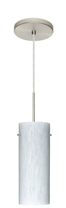 Besa - 1JT-412319-SN - One Light Pendant - Stilo - Satin Nickel