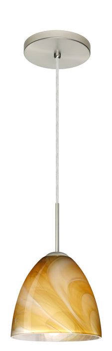 Besa - 1JT-4470HN-SN - One Light Pendant - Vila - Satin Nickel