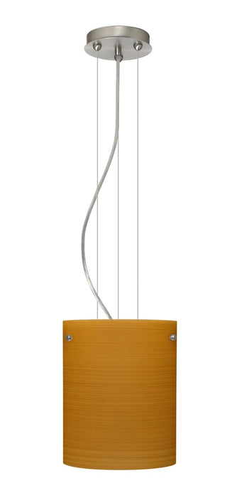 Besa - 1KG-4006OK-SN - One Light Pendant - Tamburo - Satin Nickel