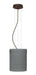 Besa - 1KG-4006TN-BR - One Light Pendant - Tamburo - Bronze