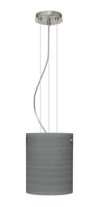 Besa - 1KG-4006TN-SN - One Light Pendant - Tamburo - Satin Nickel