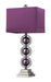 ELK Home - D2232 - One Light Table Lamp - Alva - Black Nickel, Purple, Purple