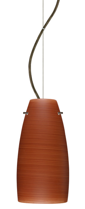 Besa - 1KX-1512CH-BR - One Light Pendant - Tao - Bronze