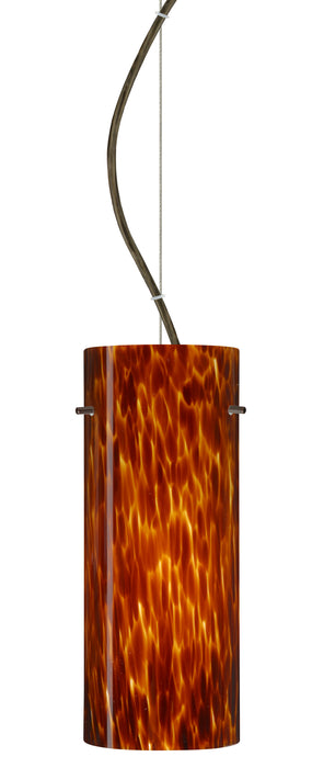 Besa - 1KX-412318-BR - One Light Pendant - Stilo - Bronze