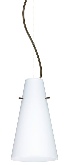 Besa - 1KX-412407-BR - One Light Pendant - Cierro - Bronze