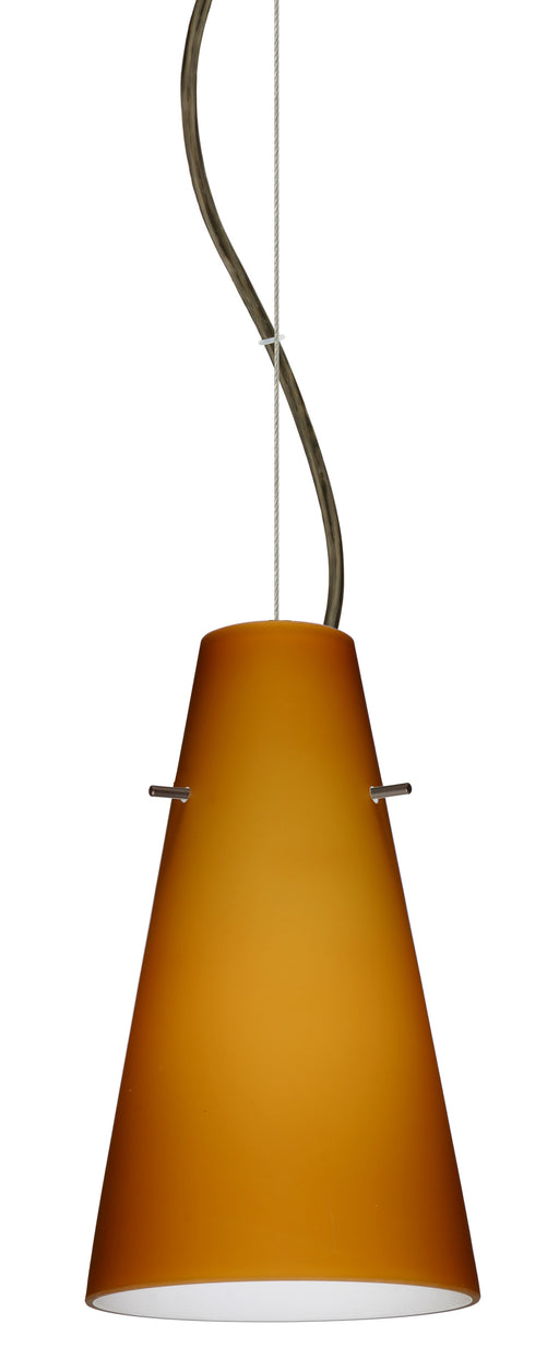 Besa - 1KX-412480-BR - One Light Pendant - Cierro - Bronze