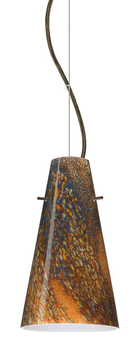 Besa - 1KX-4124CE-BR - One Light Pendant - Cierro - Bronze