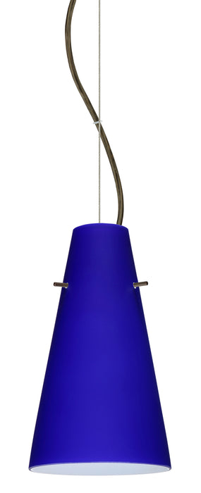 Besa - 1KX-4124CM-BR - One Light Pendant - Cierro - Bronze