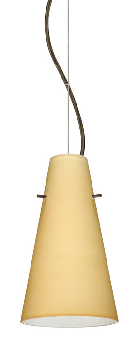 Besa - 1KX-4124VM-BR - One Light Pendant - Cierro - Bronze