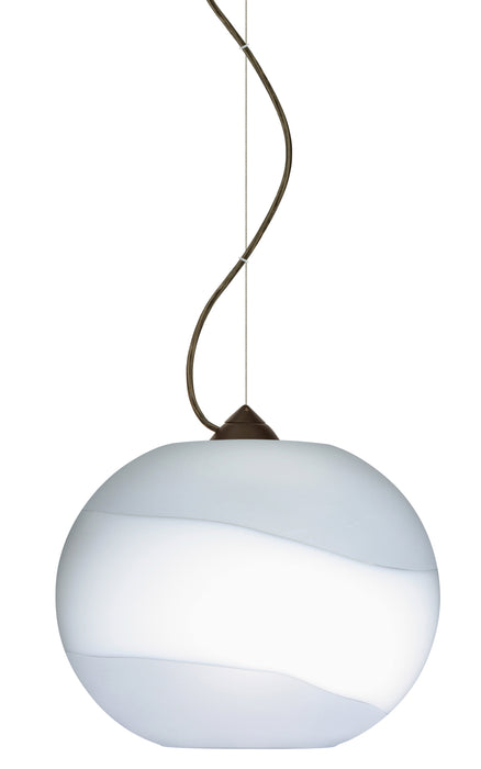 Besa - 1KX-477699-BR - One Light Pendant - Luna - Bronze