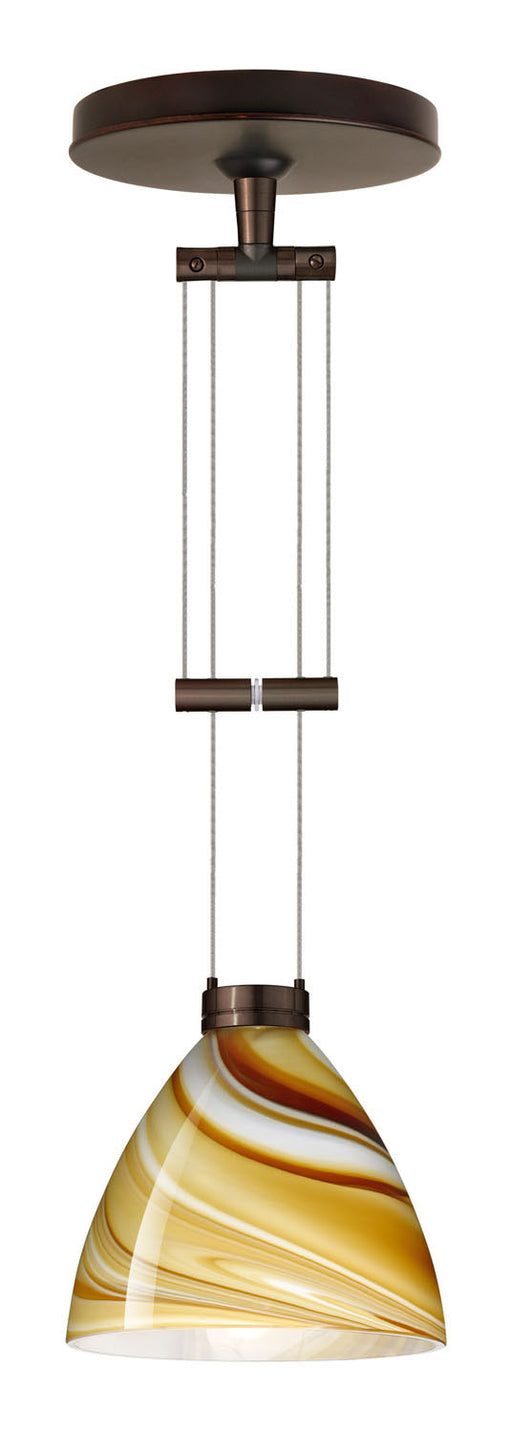 Besa - 1XA-1779HN-BR - One Light Pendant - Mia - Bronze