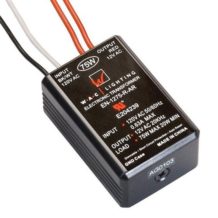 W.A.C. Lighting - EN-1275-R-AR - Transformer - Power Supply - Black