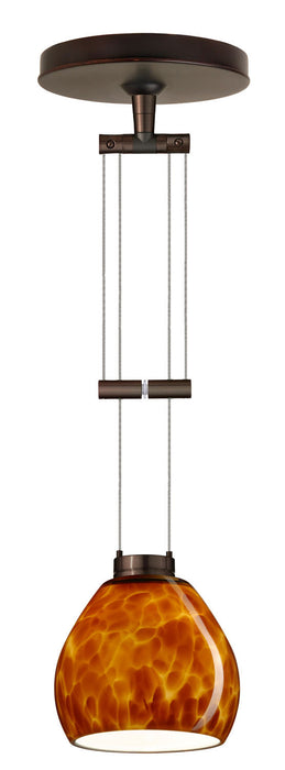 Besa - 1XA-560518-BR - One Light Pendant - Tay Tay - Bronze