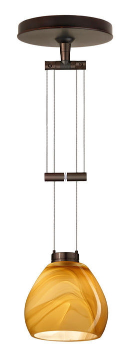 Besa - 1XA-5605HN-BR - One Light Pendant - Tay Tay - Bronze