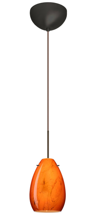 Besa - 1XC-1713HB-BR - One Light Pendant - Pera - Bronze