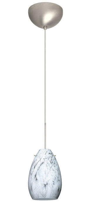 Besa - 1XC-1713MG-SN - One Light Pendant - Pera - Satin Nickel