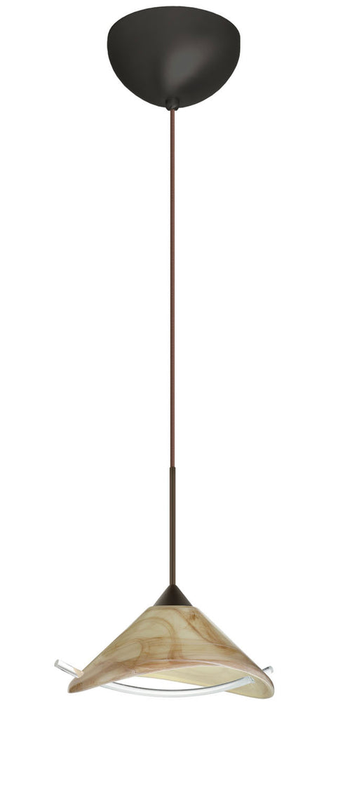 Besa - 1XC-181305-BR - One Light Pendant - Hoppi - Bronze