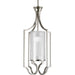 Progress Lighting - P3946-104 - One Light Foyer Pendant - Caress - Polished Nickel