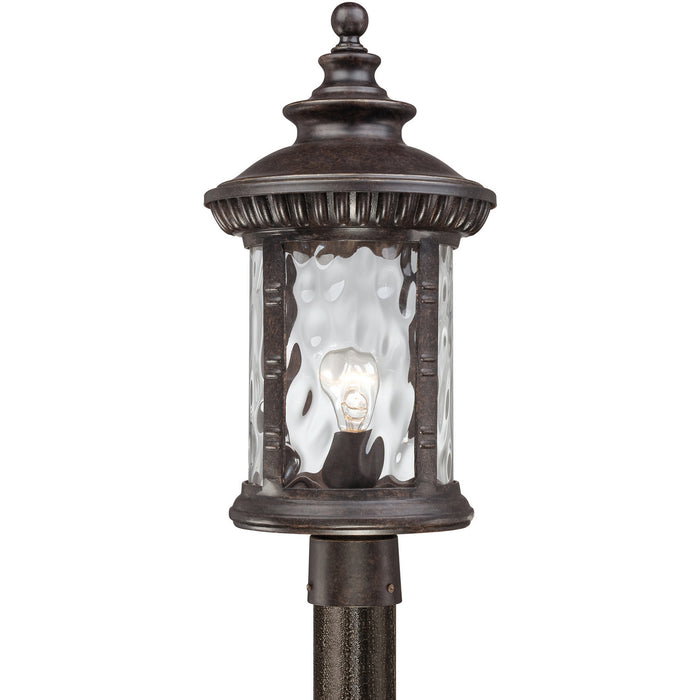 One Light Outdoor Post Mount from the Chimera collection in Imperial Bronze finish