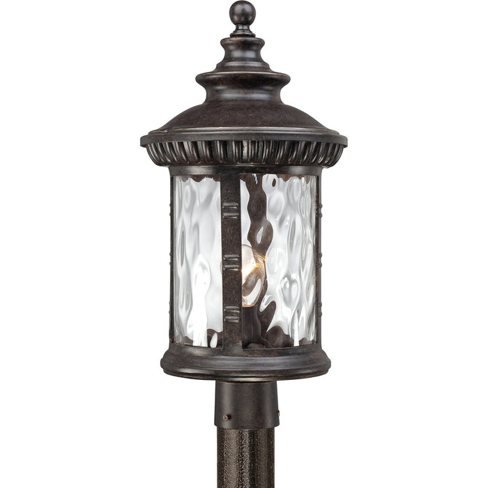 One Light Outdoor Post Mount from the Chimera collection in Imperial Bronze finish