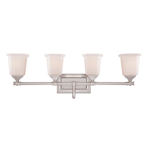 Quoizel - NL8604BN - Four Light Bath Fixture - Nicholas - Brushed Nickel