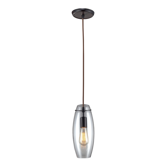 ELK Home - 60044-1 - One Light Mini Pendant - Menlow Park - Oiled Bronze