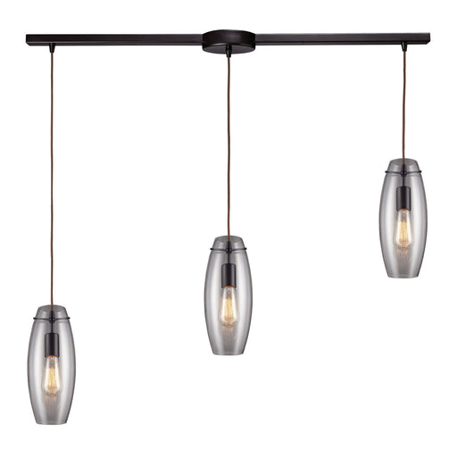 ELK Home - 60044-3L - Three Light Pendant - Menlow Park - Oiled Bronze