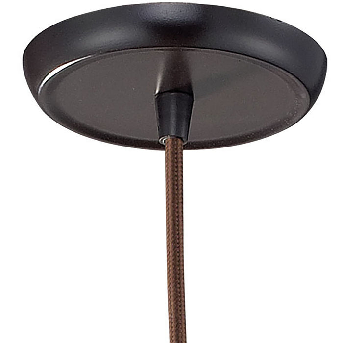 One Light Mini Pendant from the Menlow Park collection in Oiled Bronze finish