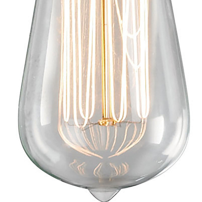 Three Light Pendant from the Menlow Park collection in Oiled Bronze finish