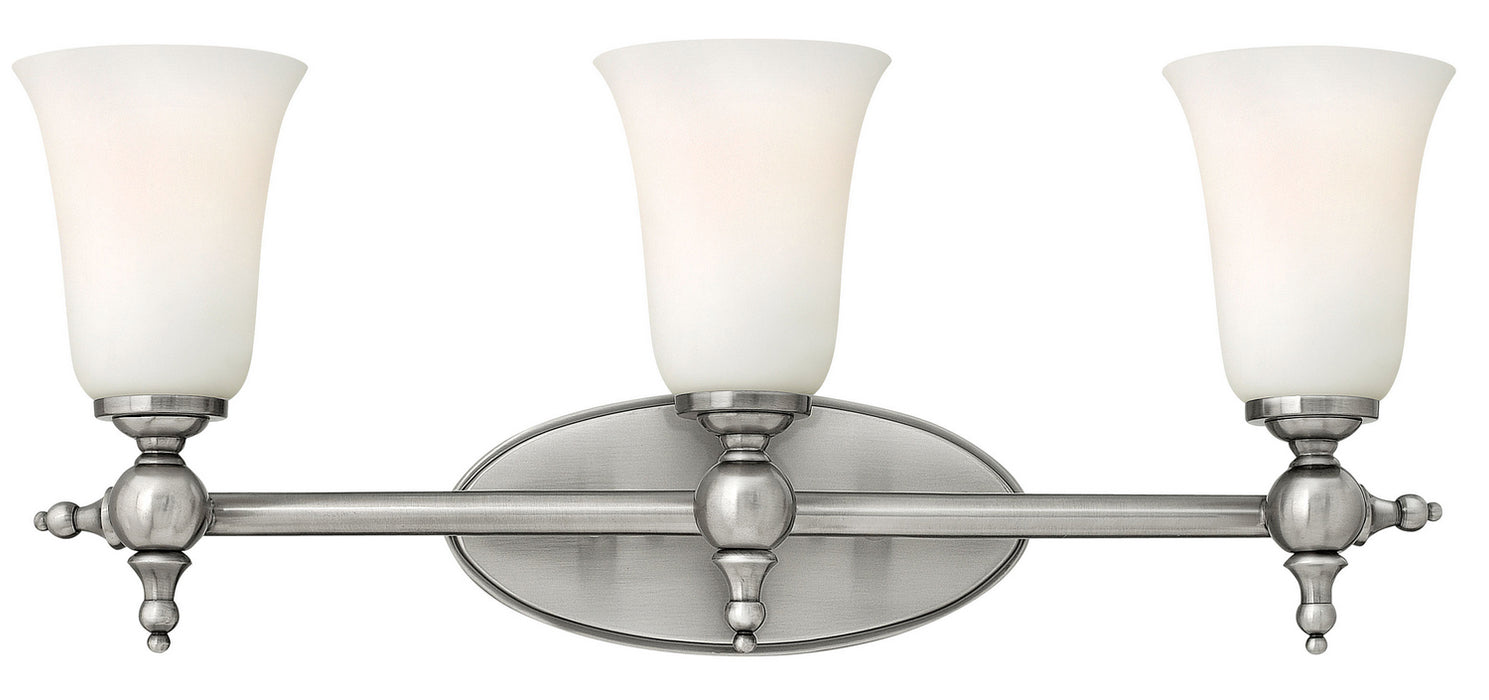 Hinkley - 5743AN - Three Light Bath - Yorktown - Antique Nickel