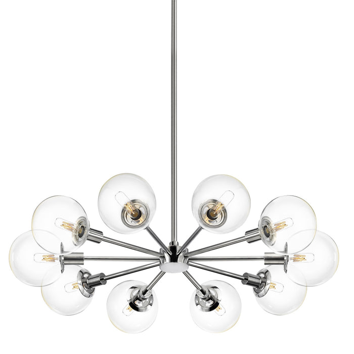 Sonneman - 4598.01C - Ten Light Pendant - Orb - Polished Chrome