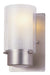 DVI Lighting - DVP9001BN-OP - One Light Wall Sconce - Essex - Buffed Nickel w/ Half Opal Glass