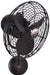 Matthews Fan Company - MP-BK-MTL - Wall Fan - Michelle Parede - Matte Black