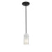 Access - 28033-1R-ORB/CLOP - One Light Pendant - Glass`n Glass Cylinder - Oil Rubbed Bronze