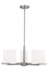 Livex Lighting - 1325-91 - Five Light Chandelier - Astoria - Brushed Nickel