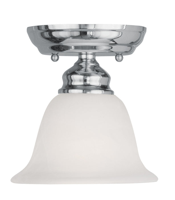 Livex Lighting - 1350-05 - One Light Ceiling Mount - Essex - Polished Chrome