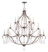 Livex Lighting - 6439-71 - 20 Light Chandelier - Chesterfield - Hand Applied Venetian Golden Bronze