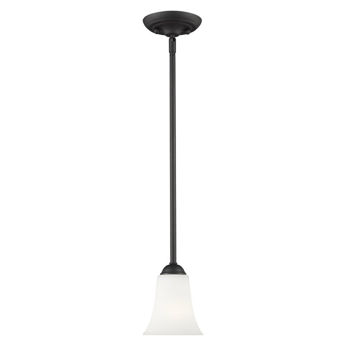 Livex Lighting - 6460-04 - One Light Mini Pendant - Ridgedale - Black