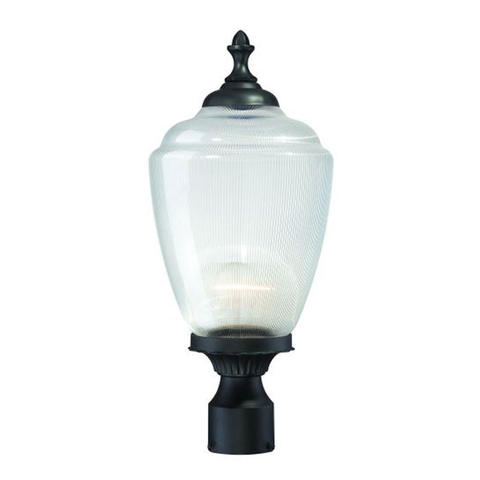 Acclaim Lighting - 5367BK/CL - One Light Outdoor Post Mount - Acorn - Matte Black