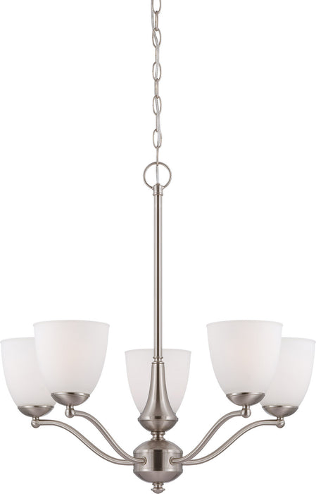 Nuvo Lighting - 60-5035 - Five Light Chandelier - Patton - Brushed Nickel