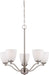 Nuvo Lighting - 60-5035 - Five Light Chandelier - Patton - Brushed Nickel