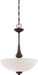 Nuvo Lighting - 60-5138 - Three Light Pendant - Patton - Prairie Bronze